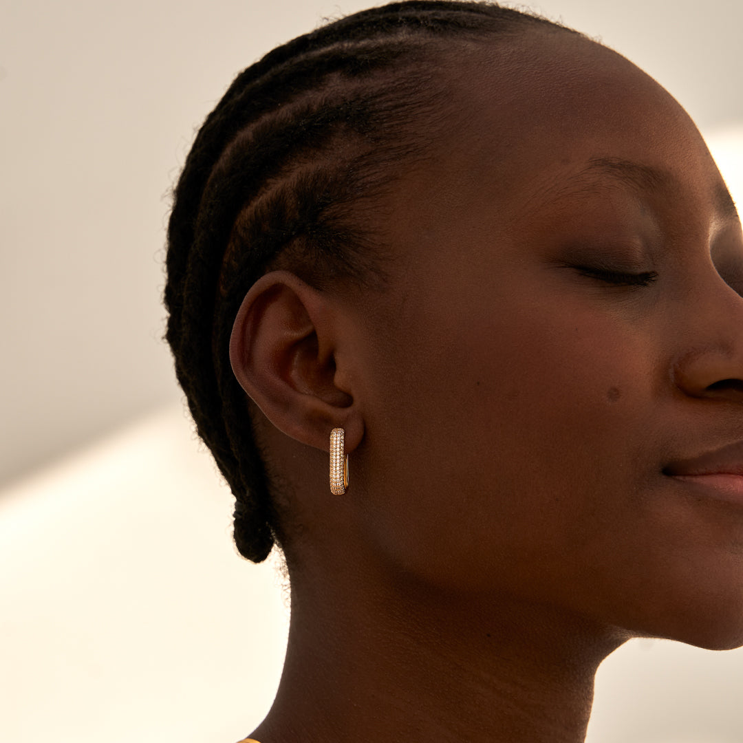 Icon Pavé Hoops