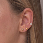 Joy Flatback Stud Earring