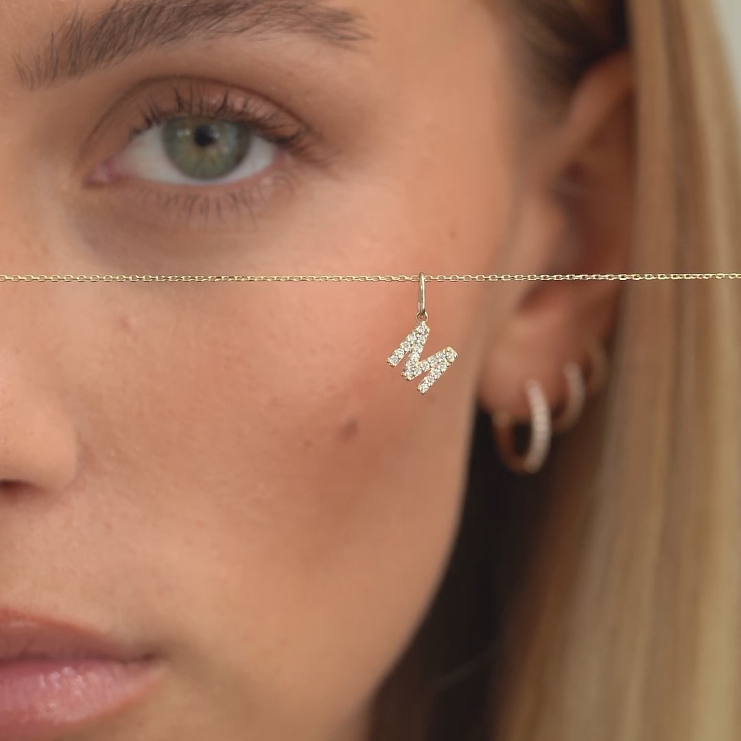 Diamond Initial Charm