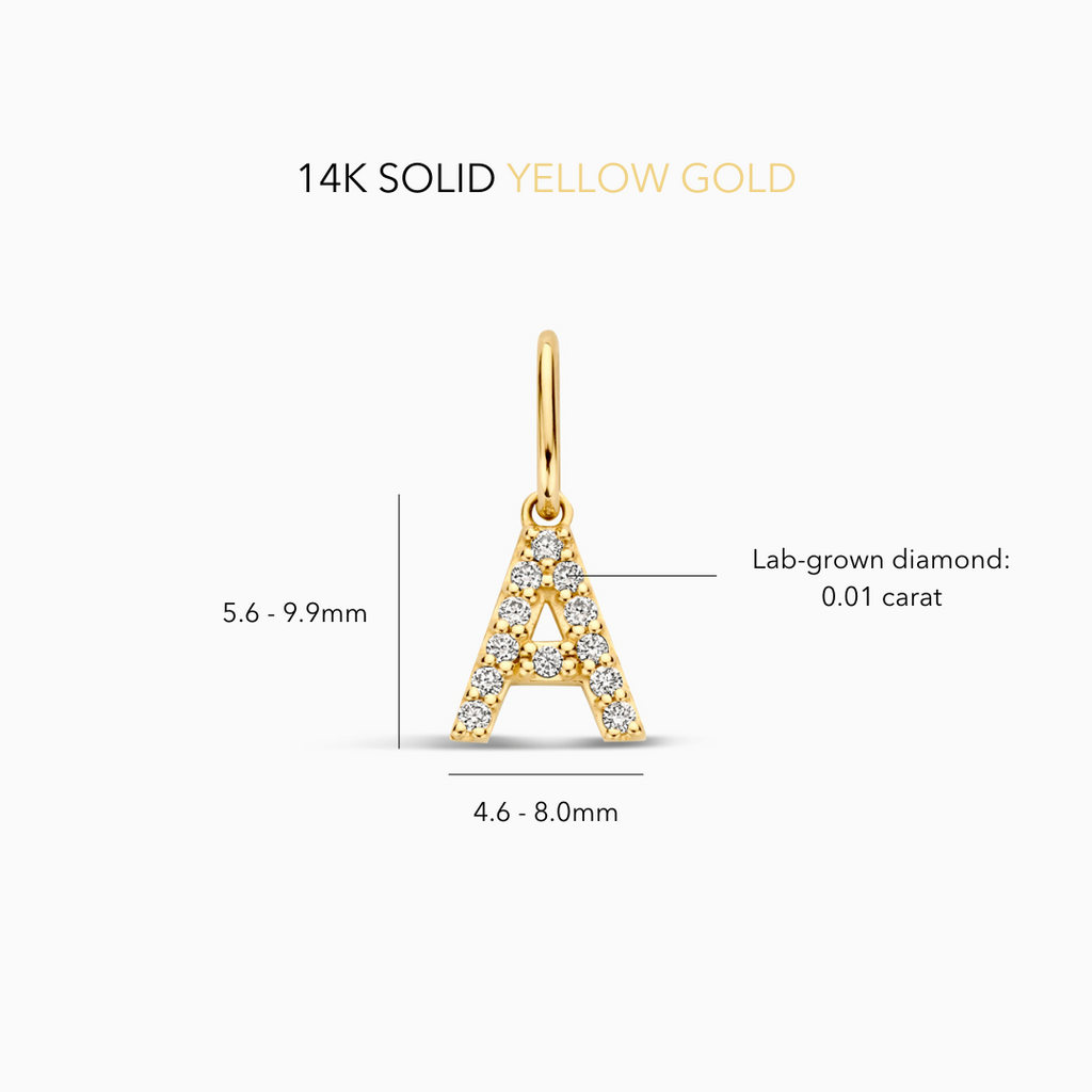 Diamond Initial Charm