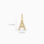 Diamond Initial Charm