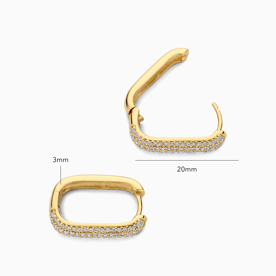 Icon Pavé Hoops