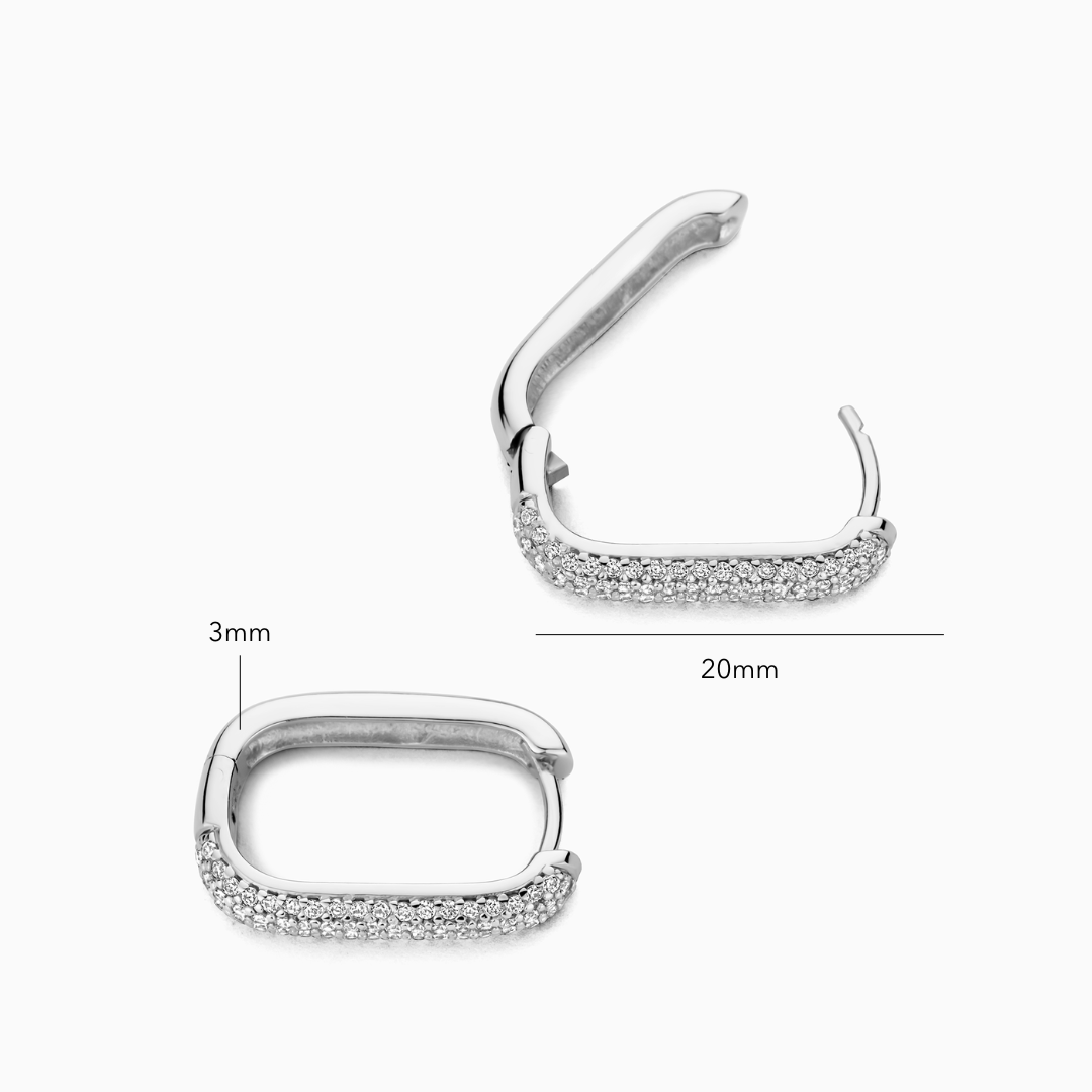 Icon Pavé hoops